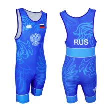 Трико борцовское BoyBo PROFI GERB одностороннее