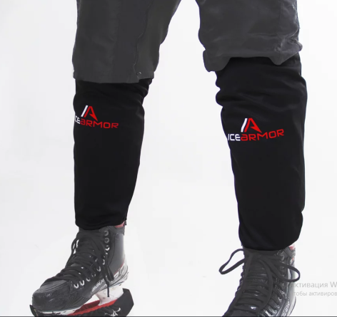 Гамаши хоккейные черные IceArmor 37-001 фото 1